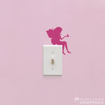 Fairy Decal. Sitting on light switch cover.