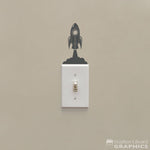 Rocket Light switch decal sticker