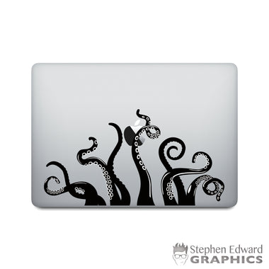 Octopus Sticker. Laptop Decal.