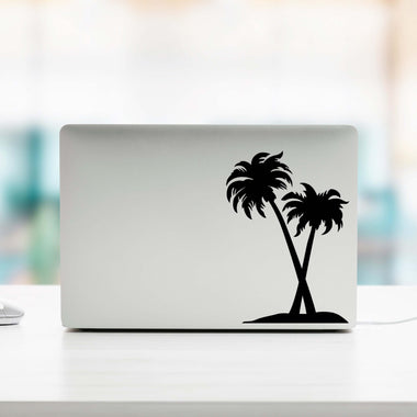 Palm Trees Silhouette Laptop and Tablet Decal | Sticker