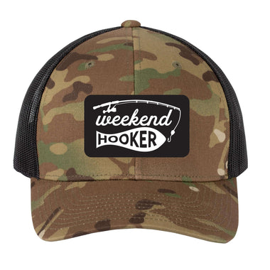Weekend Hooker | Men's Trucker Cap | Mesh Hat | Sarcasm | Fishing Hat | Unisex | Funny Hat