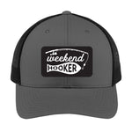 Weekend Hooker | Men's Trucker Cap | Mesh Hat | Sarcasm | Fishing Hat | Unisex | Funny Hat