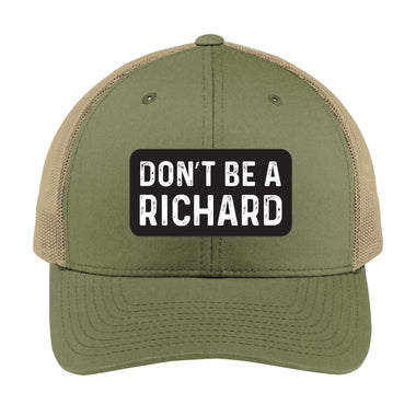 Don't Be a Richard | Men's Trucker Cap | Mesh Hat | Nerd Hat | Sarcastic Hat | Unisex | Funny Hat