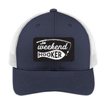 Weekend Hooker | Men's Trucker Cap | Mesh Hat | Sarcasm | Fishing Hat | Unisex | Funny Hat