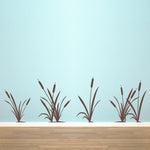 Cattails Decal Set. Woodland Nature Decor. Hunter Gift.