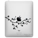 Cherry Blossom iPad Decal - Apple iPad Flower stickers by Stephen Edward Graphics