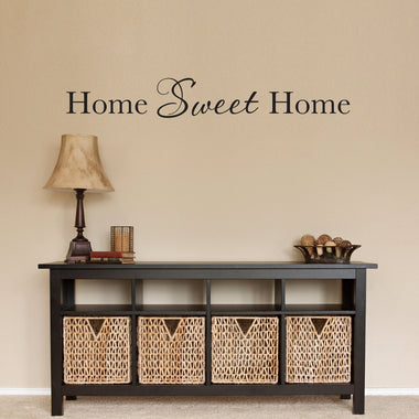 Home Sweet Home Wall Decal | Home Sticker | Vinyl Wall Quote | Living Room Decor