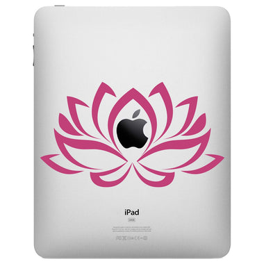 Lotus Flower iPad Decal - Flower Decal - Lotus Tablet Sticker