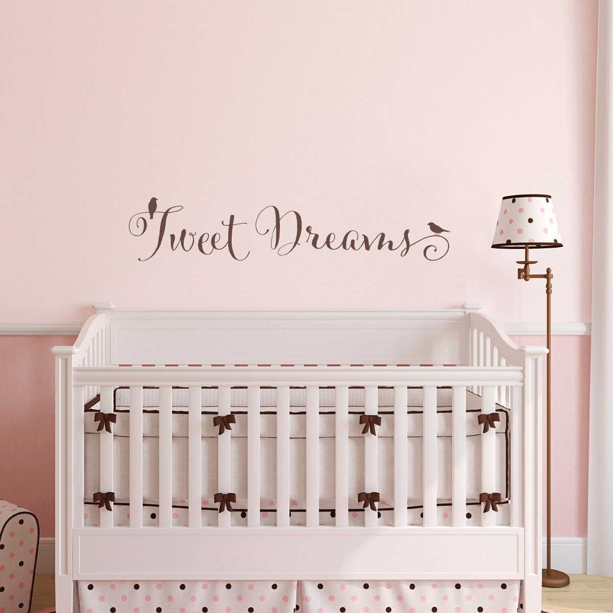 Tweet Dreams Decal - Dream Wall Sticker - Nursery Wall Art