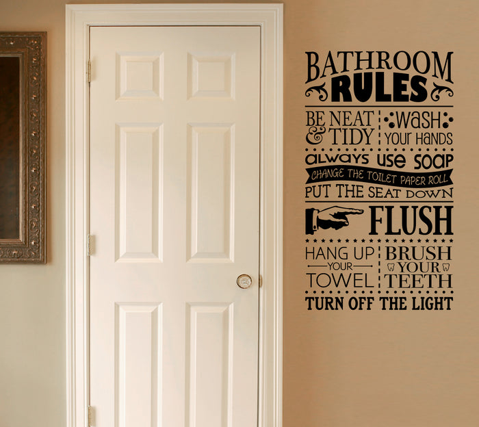 Bathroom Wall Decals