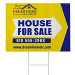 24 x 36 Printed Coroplast Yard Signs (5 Pack)