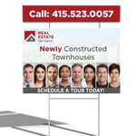 36 x 48 Printed Coroplast Yard Signs (2 Pack)