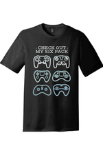 Check Out My Six Pack Video Game Version | District Perfect Tri Tee