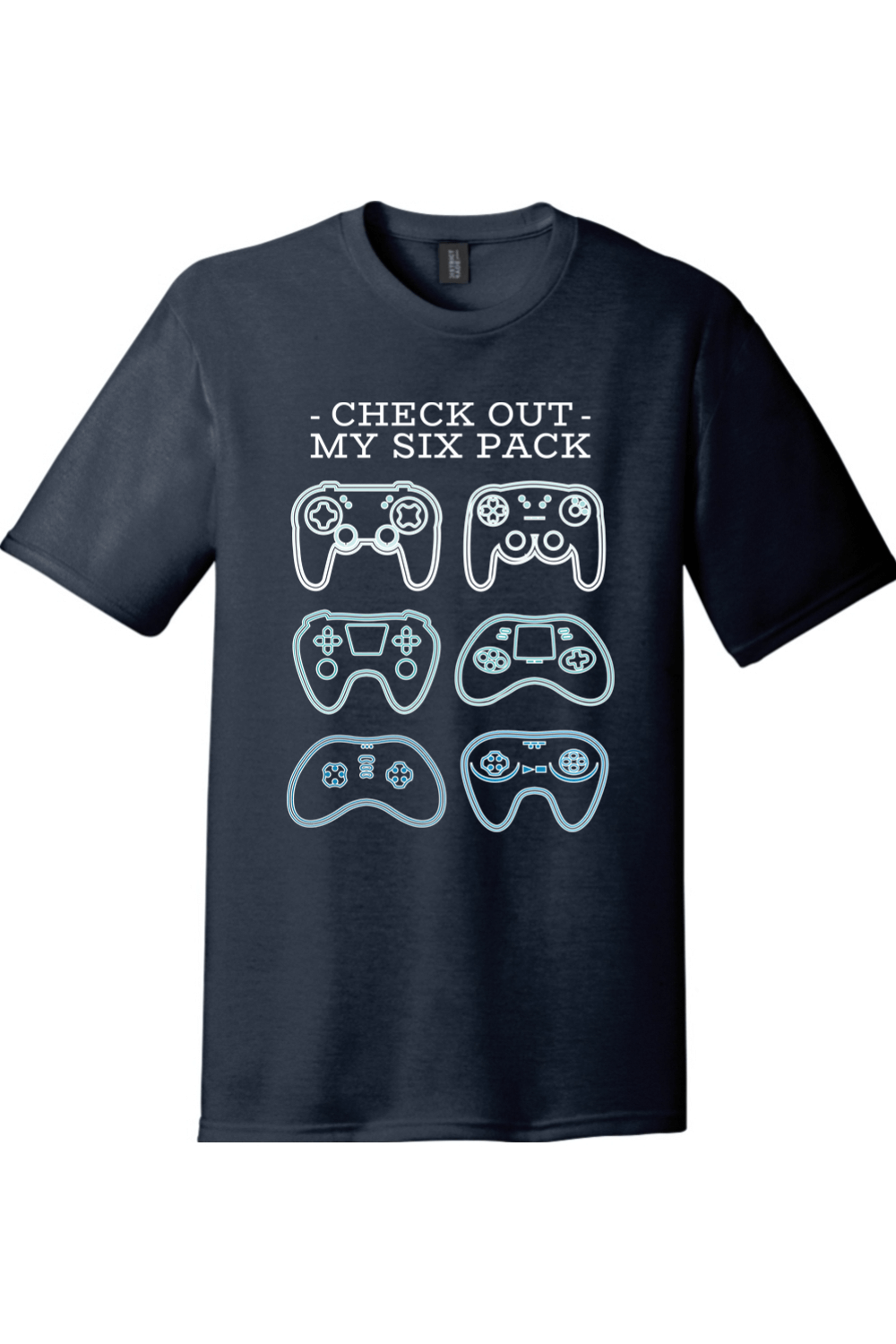 Check Out My Six Pack Video Game Version | District Perfect Tri Tee