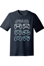 Check Out My Six Pack Video Game Version | District Perfect Tri Tee