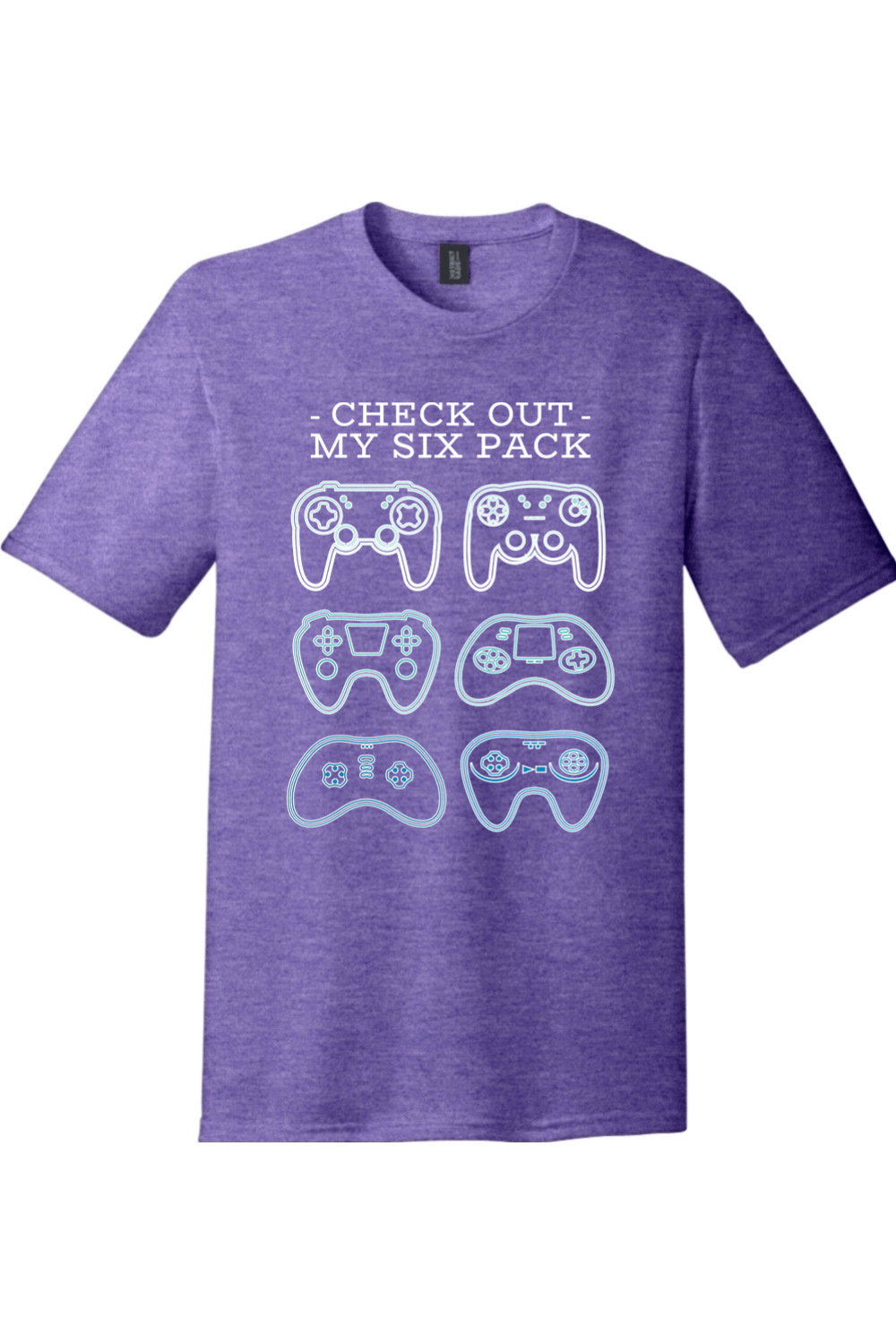 Check Out My Six Pack Video Game Version | District Perfect Tri Tee