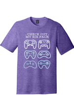 Check Out My Six Pack Video Game Version | District Perfect Tri Tee