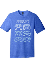 Check Out My Six Pack Video Game Version | District Perfect Tri Tee