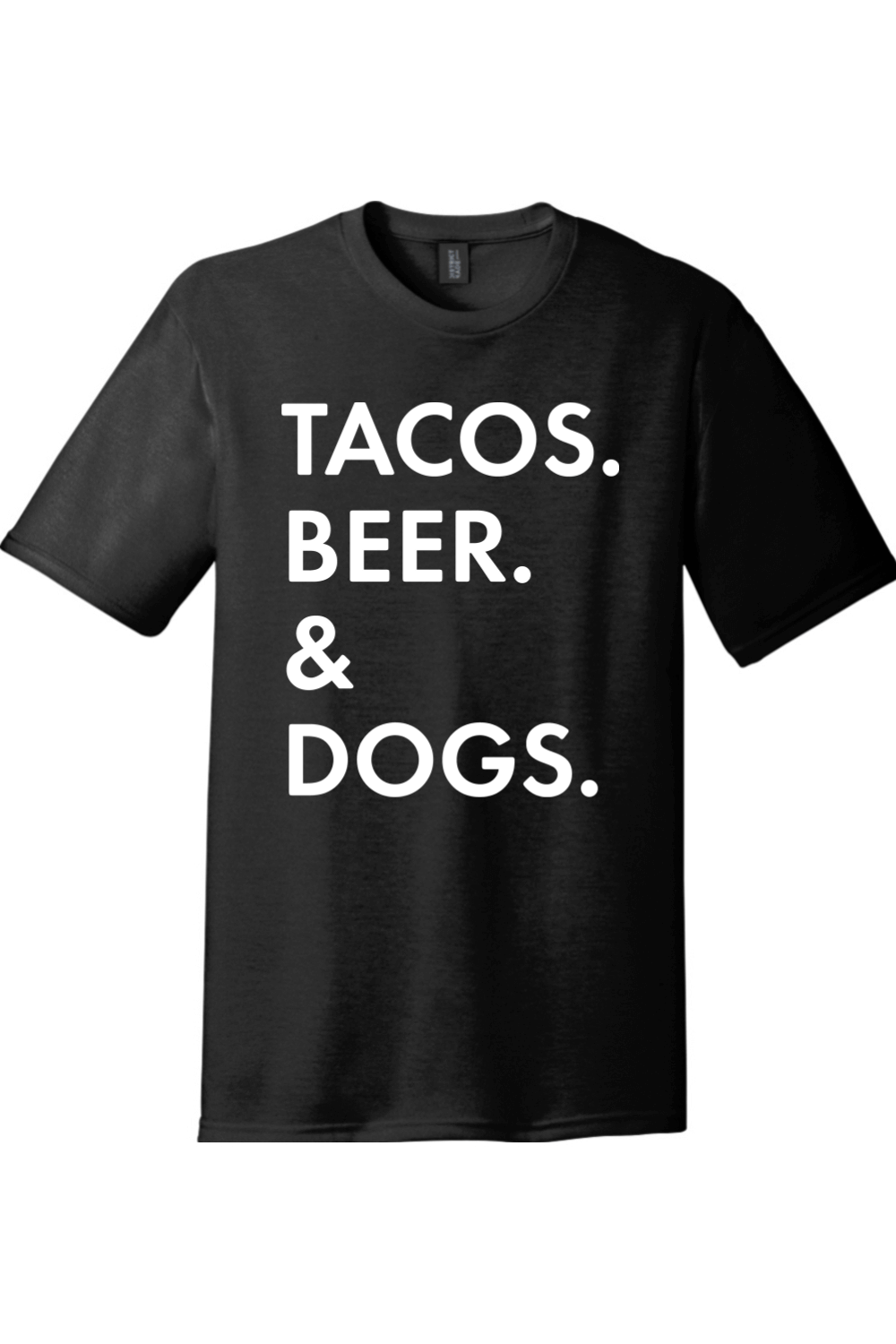 Tacos Beer Dogs | District Perfect Tri Tee