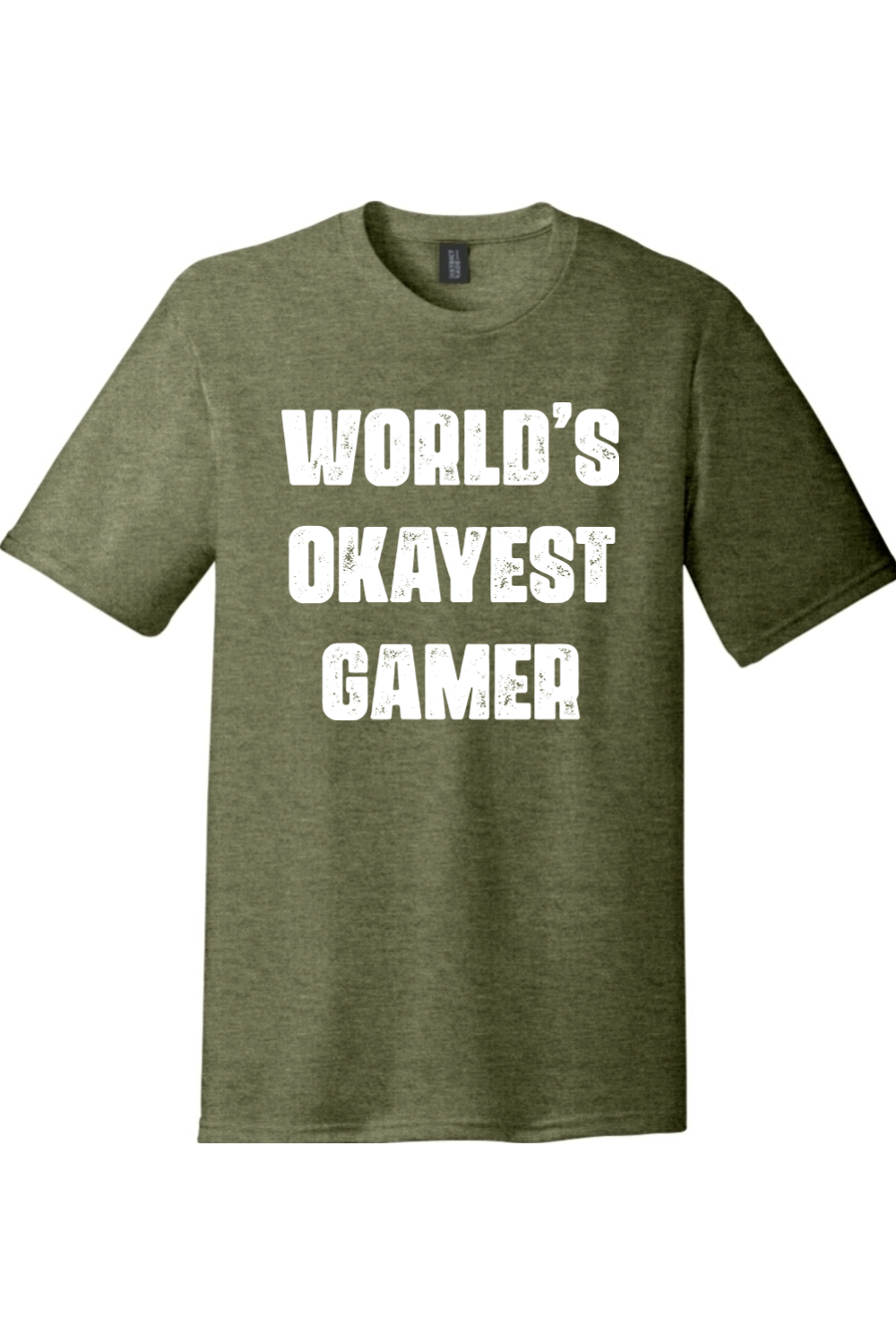 Worlds Okayest Gamer | District Perfect Tri Tee