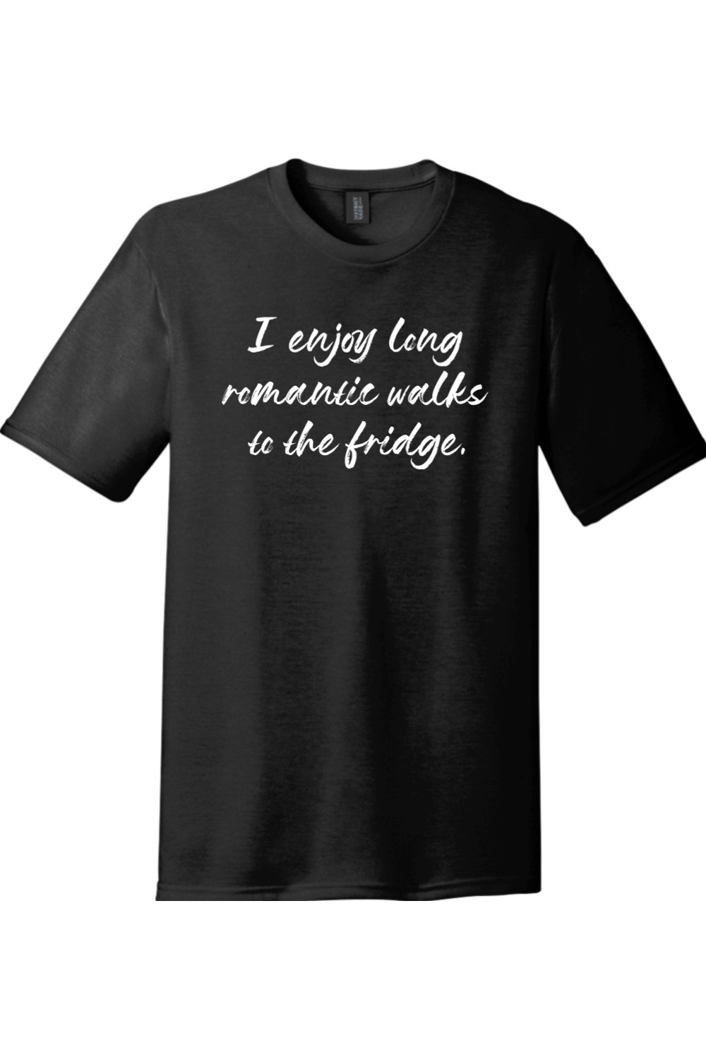 I Enjoy Long Romantic Walks to the Fridge | Funny T-Shirts for Men and Ladies