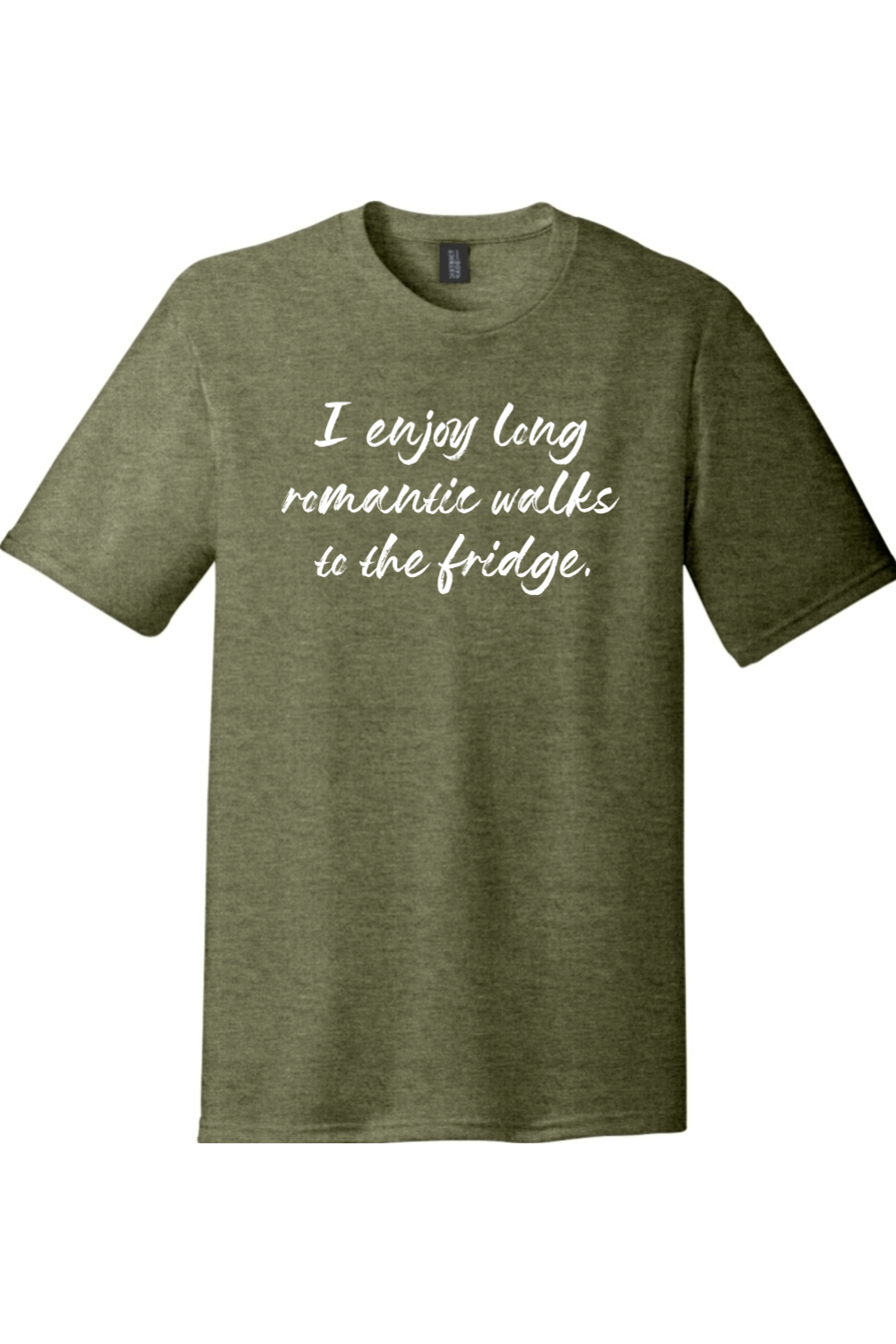 I Enjoy Long Romantic Walks to the Fridge | Funny T-Shirts for Men and Ladies