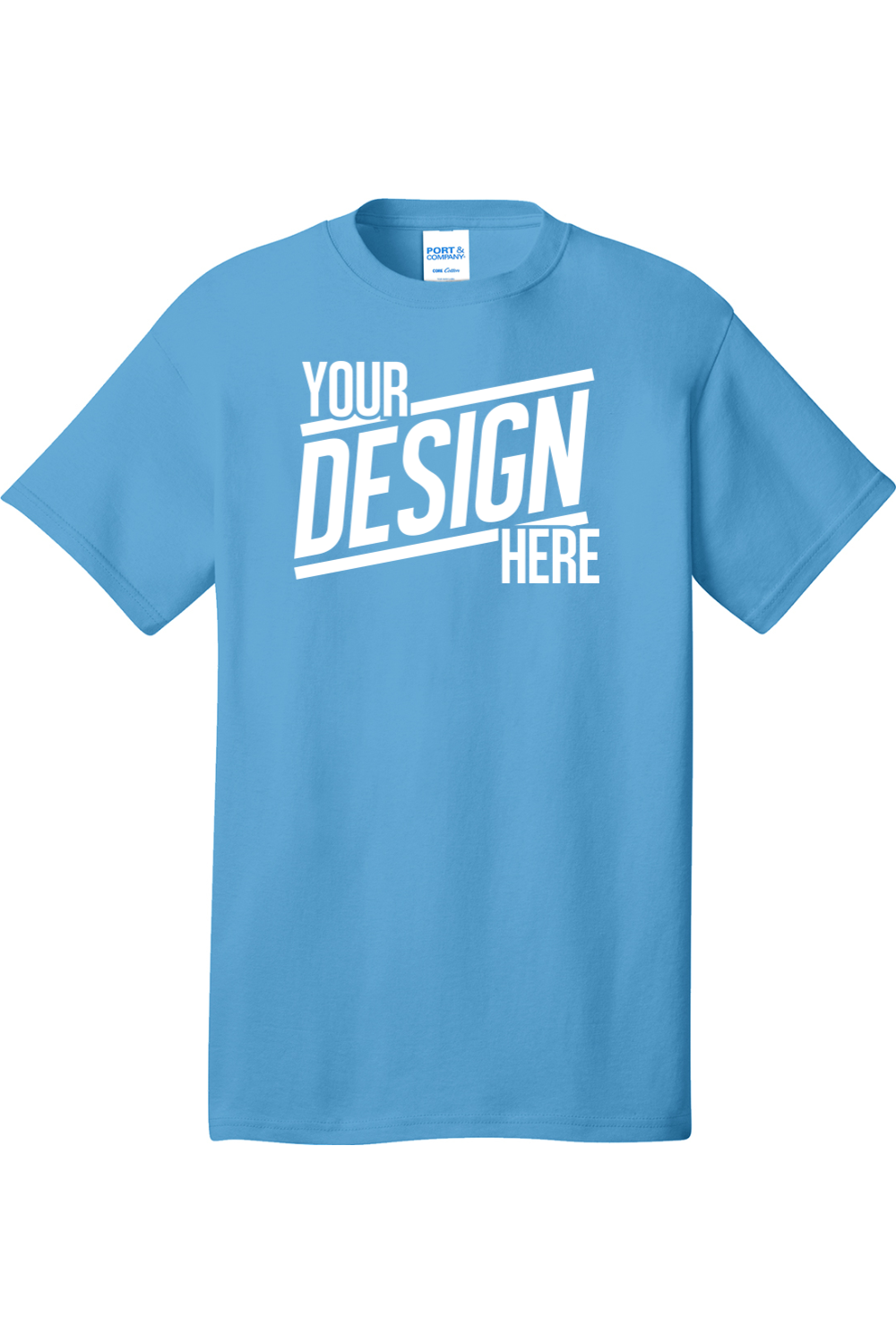 Your Design Here | Port & Company Tall Core Cotton Tee