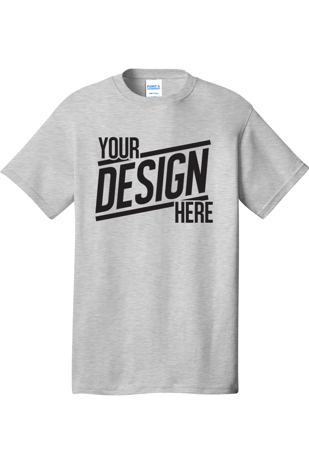 Your Design Here | Port & Company Tall Core Cotton Tee