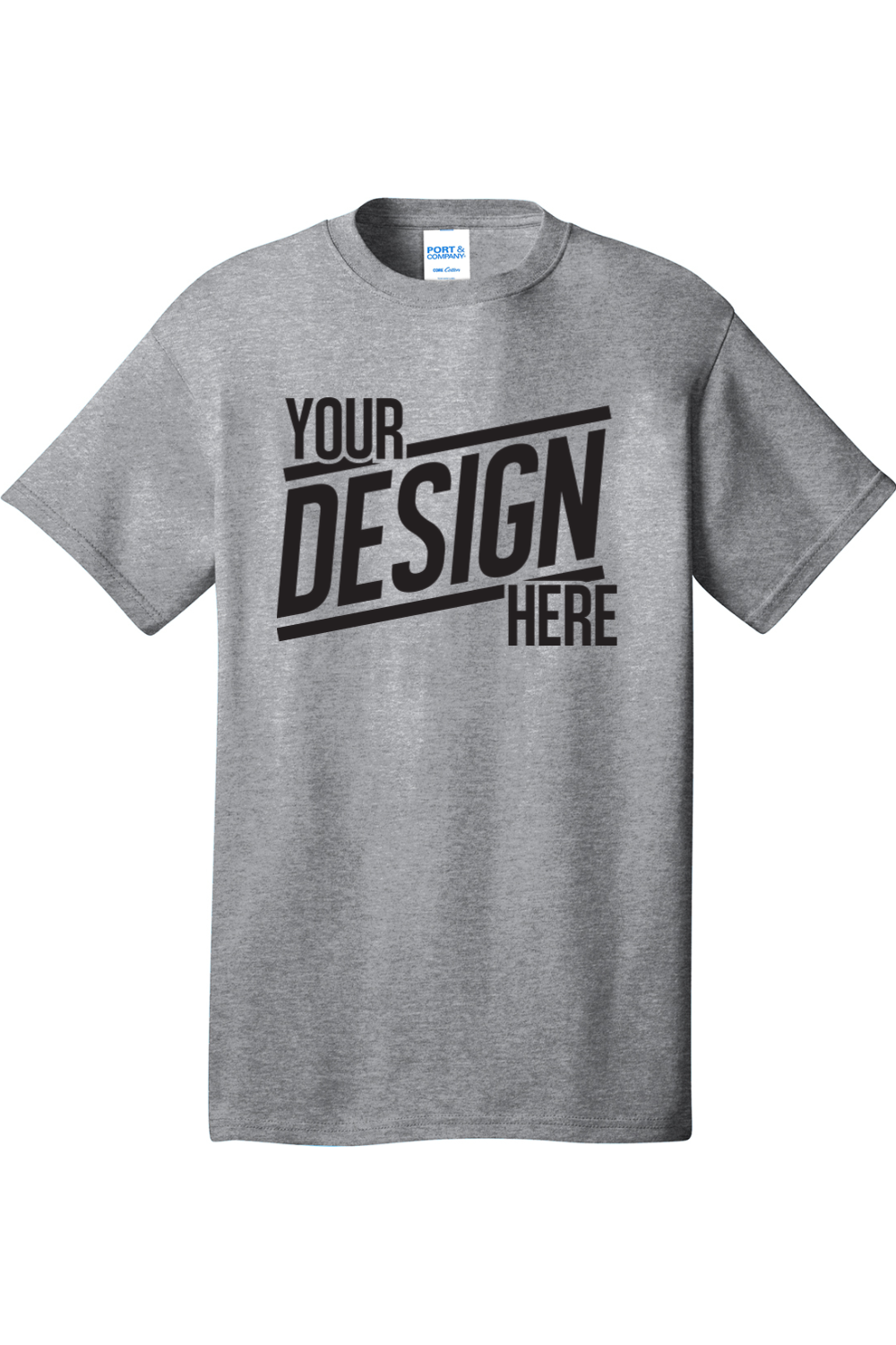 Your Design Here | Port & Company Tall Core Cotton Tee