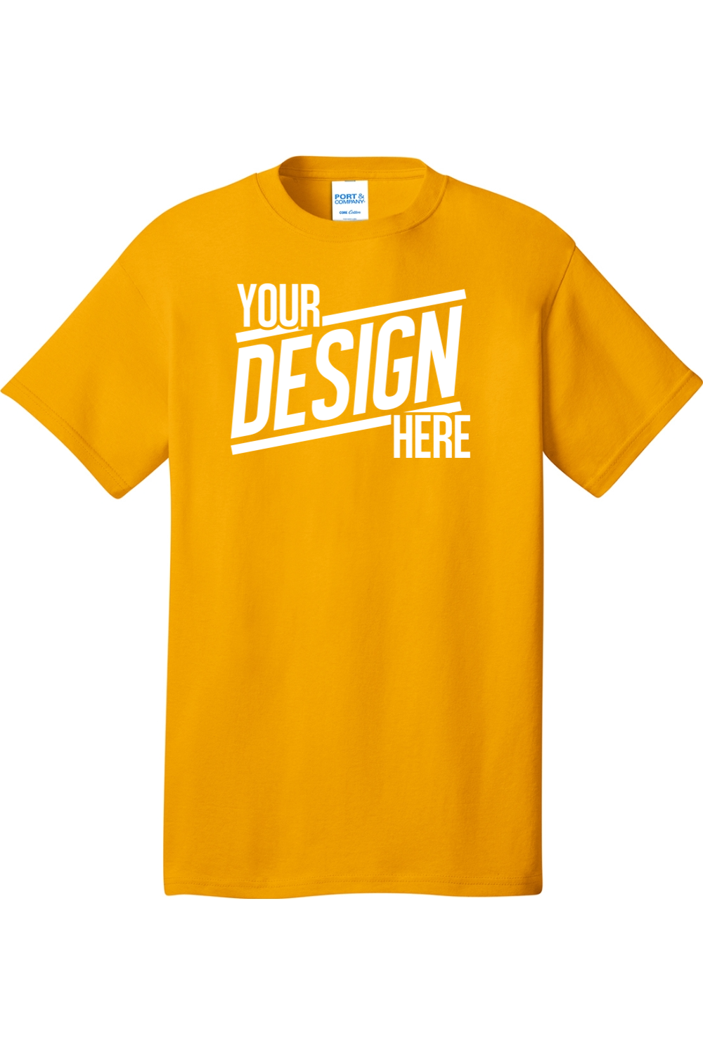Your Design Here | Port & Company Tall Core Cotton Tee