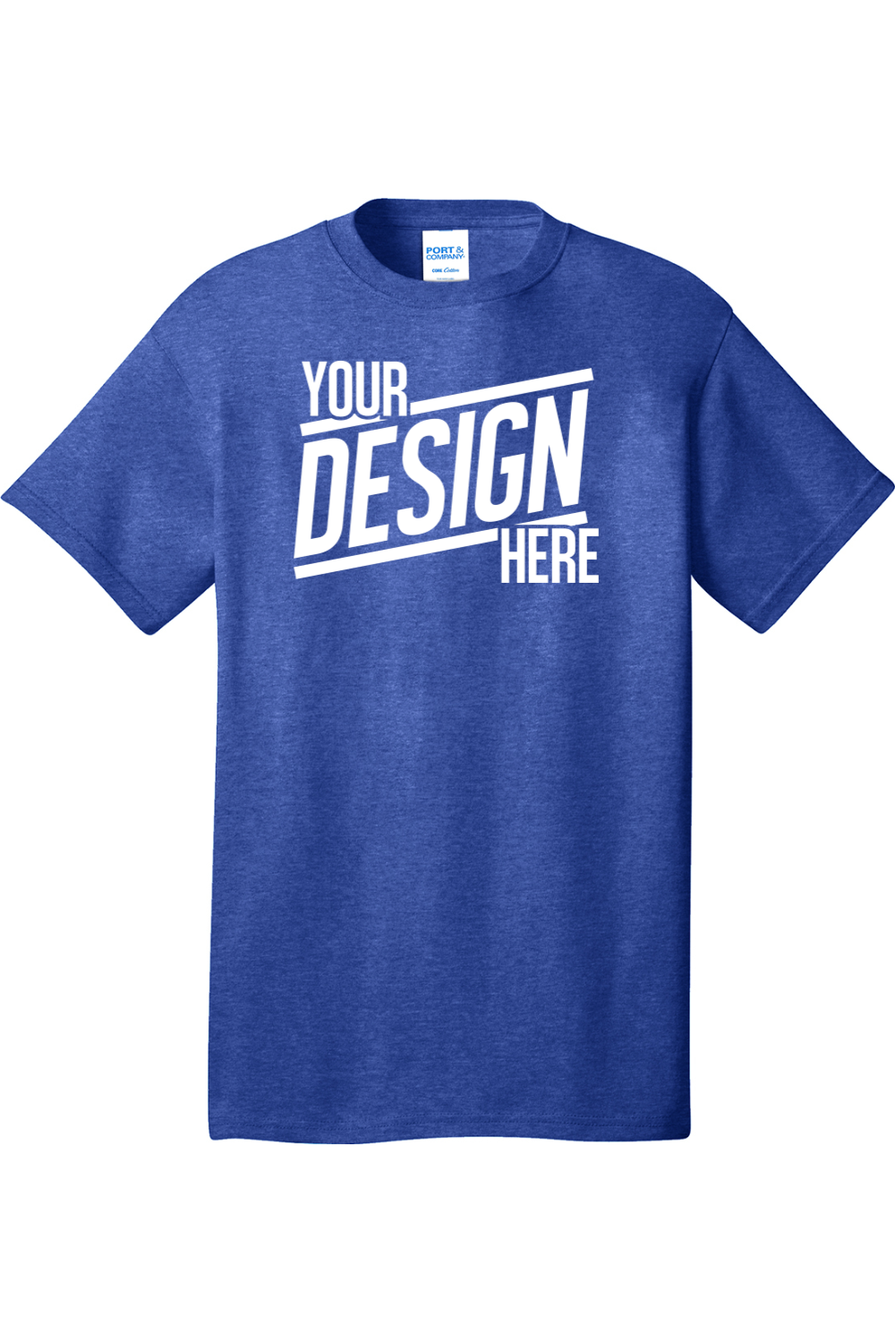 Your Design Here | Port & Company Tall Core Cotton Tee