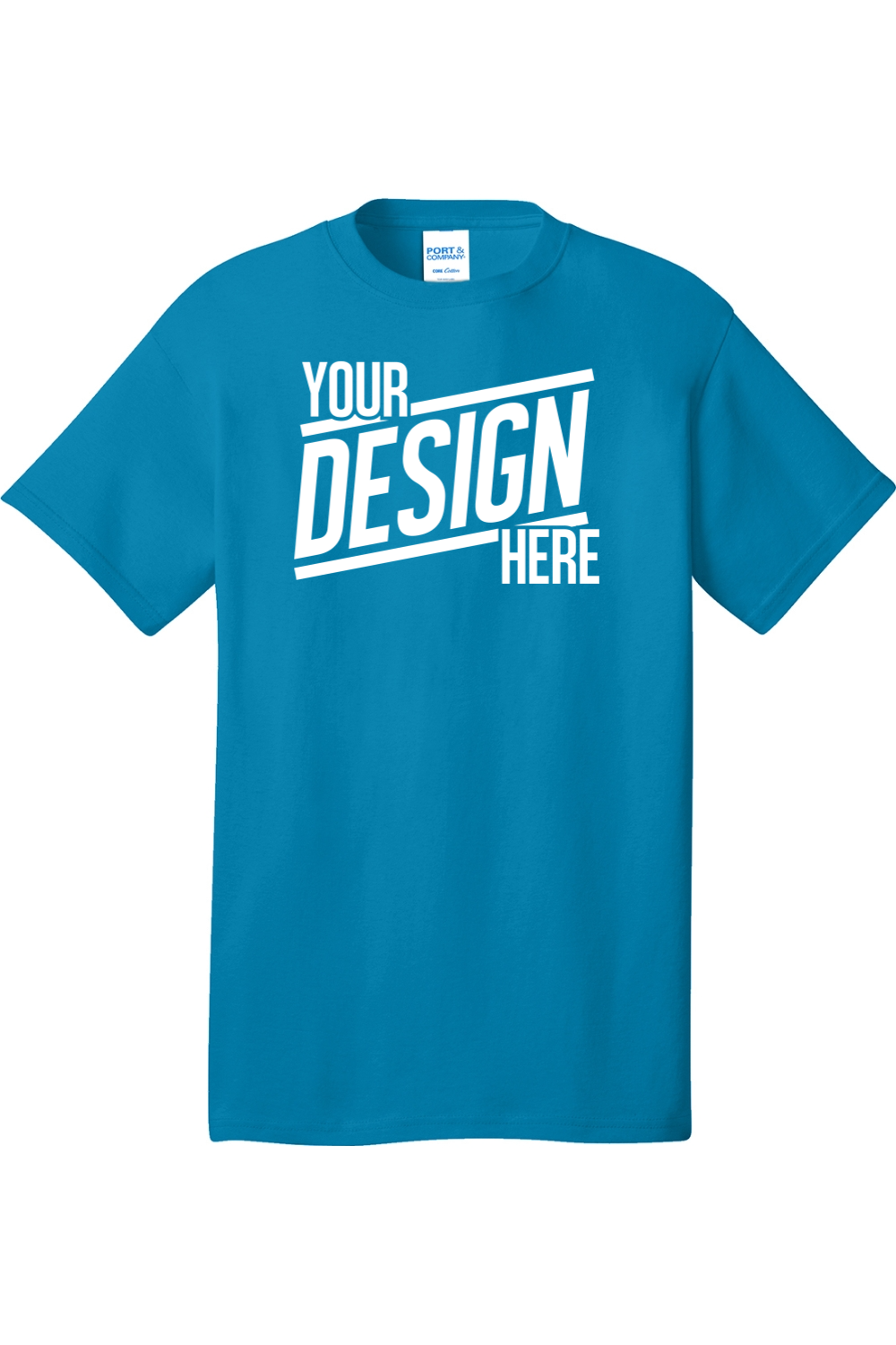 Your Design Here | Port & Company Tall Core Cotton Tee