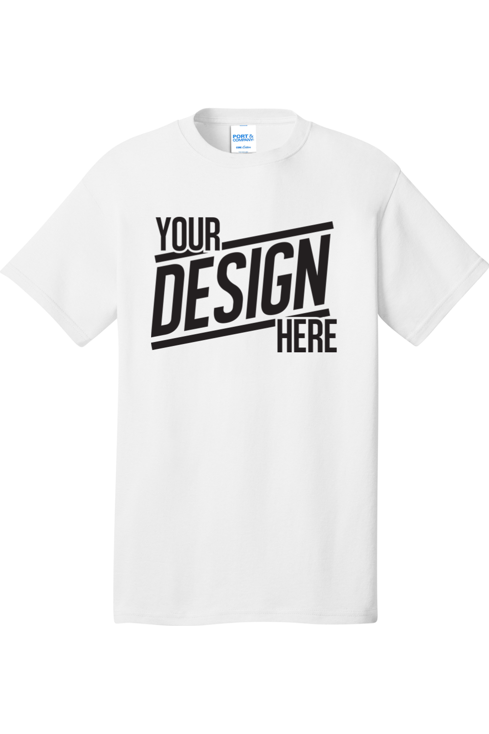 Your Design Here | Port & Company Tall Core Cotton Tee
