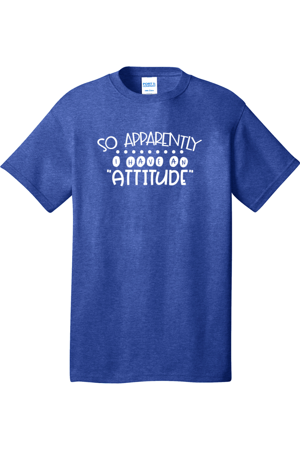So Apparently I Have an Attitude | Mens Big & Tall T-Shirt