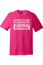 Not Working Here Anymore | District Perfect Tri Tee