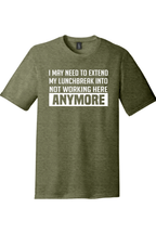 Not Working Here Anymore | District Perfect Tri Tee