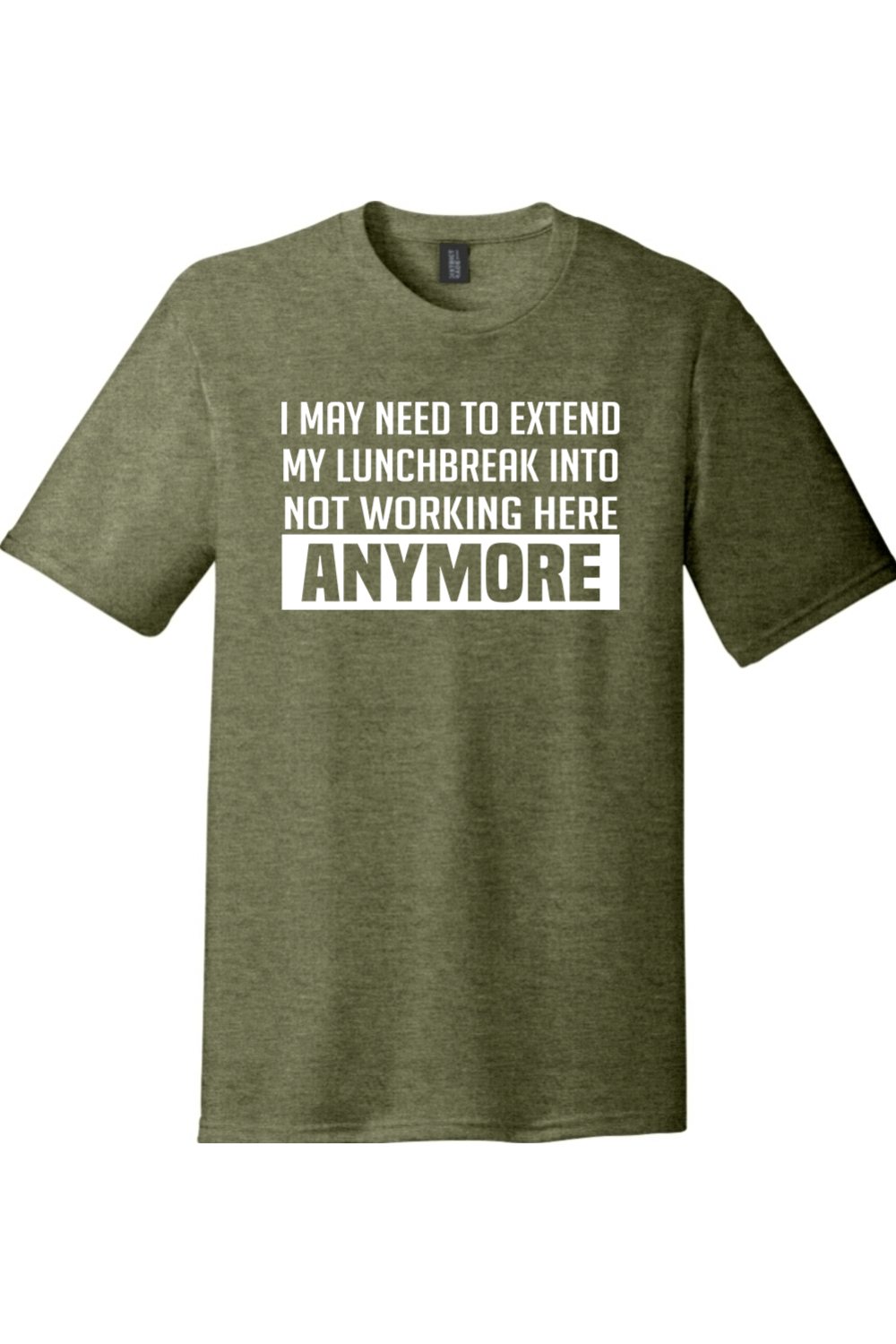 Not Working Here Anymore | District Perfect Tri Tee