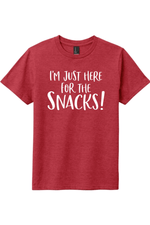 I'm Just Here for the Snacks | District Youth Very Important Tee