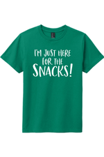 I'm Just Here for the Snacks | District Youth Very Important Tee