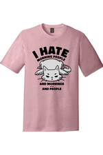 I Hate Morning People and Mornings and People Cat Shirt | District Perfect Tri Tee