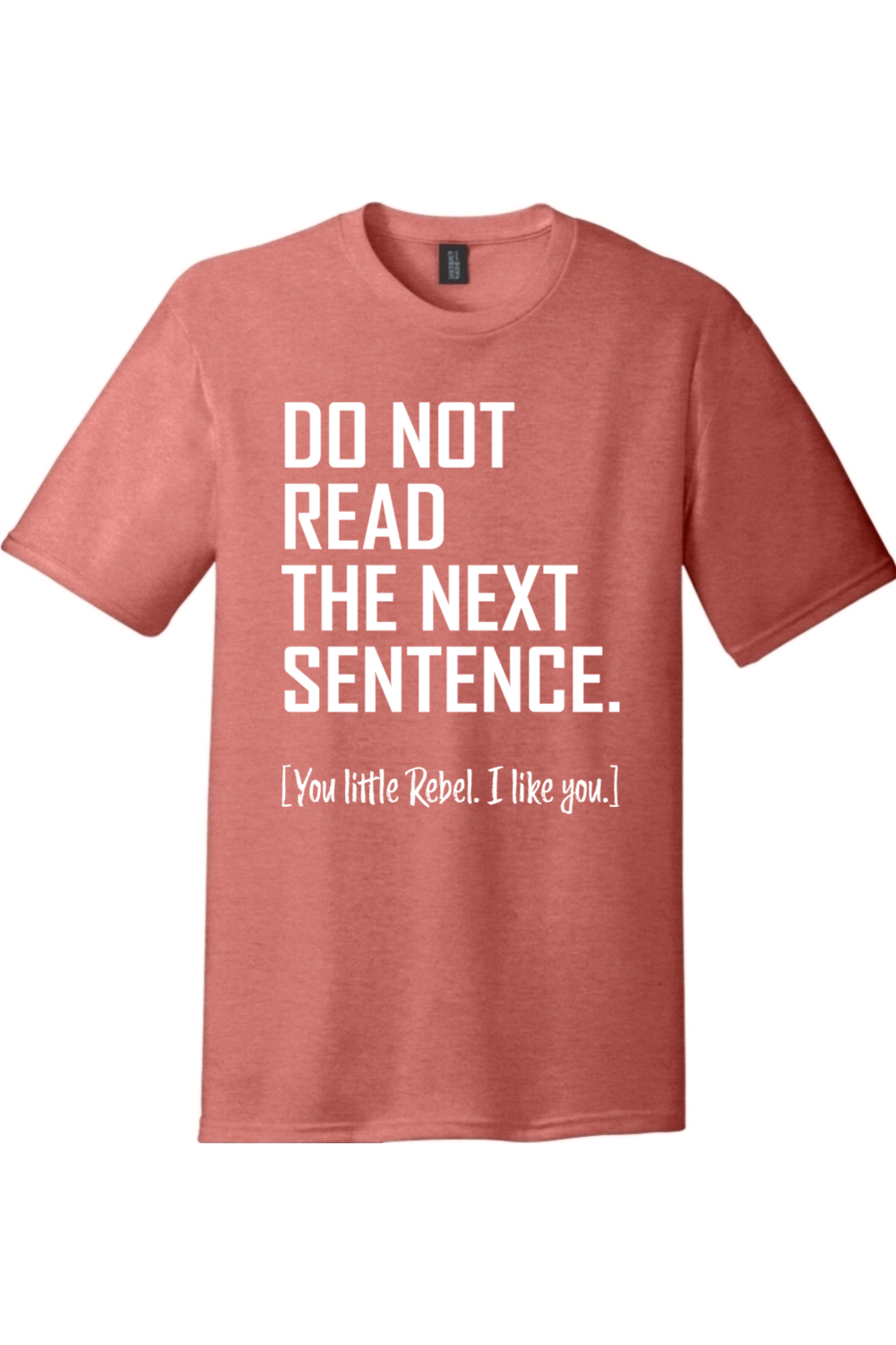 Do Not Read The Next Sentence | Funny T-Shirts for Men and Ladies