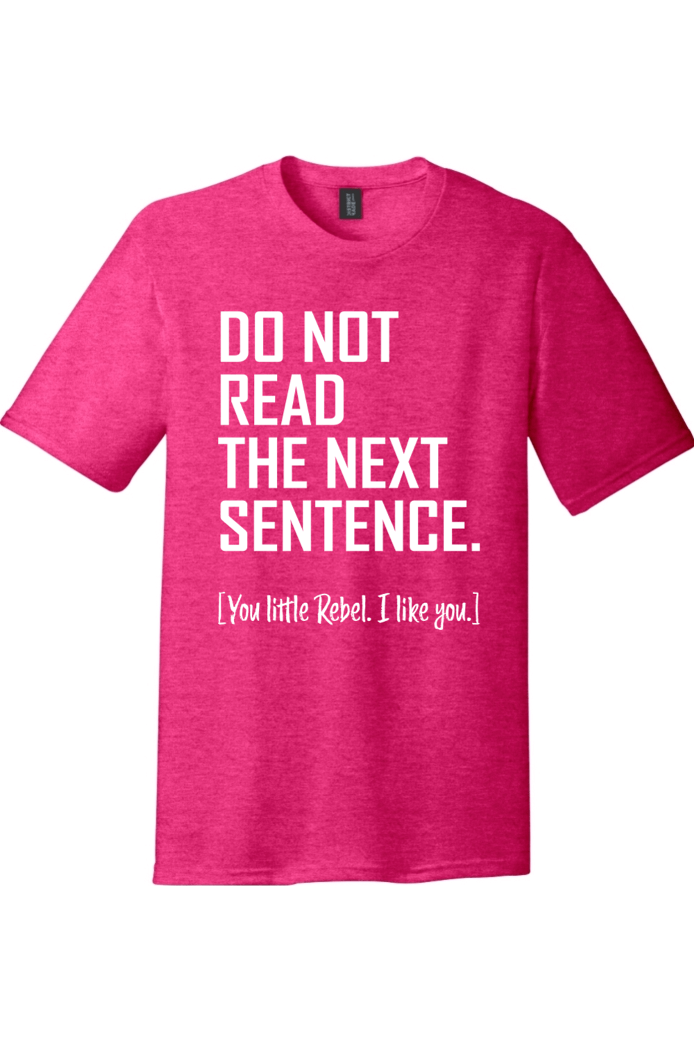 Do Not Read The Next Sentence | Funny T-Shirts for Men and Ladies