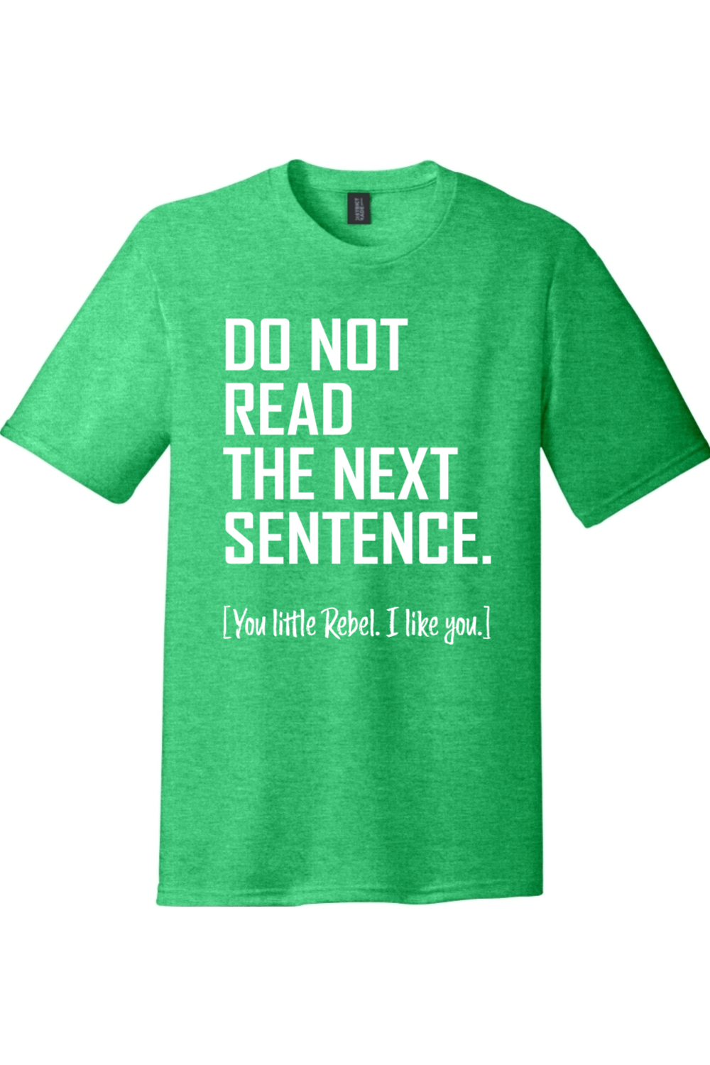 Do Not Read The Next Sentence | Funny T-Shirts for Men and Ladies