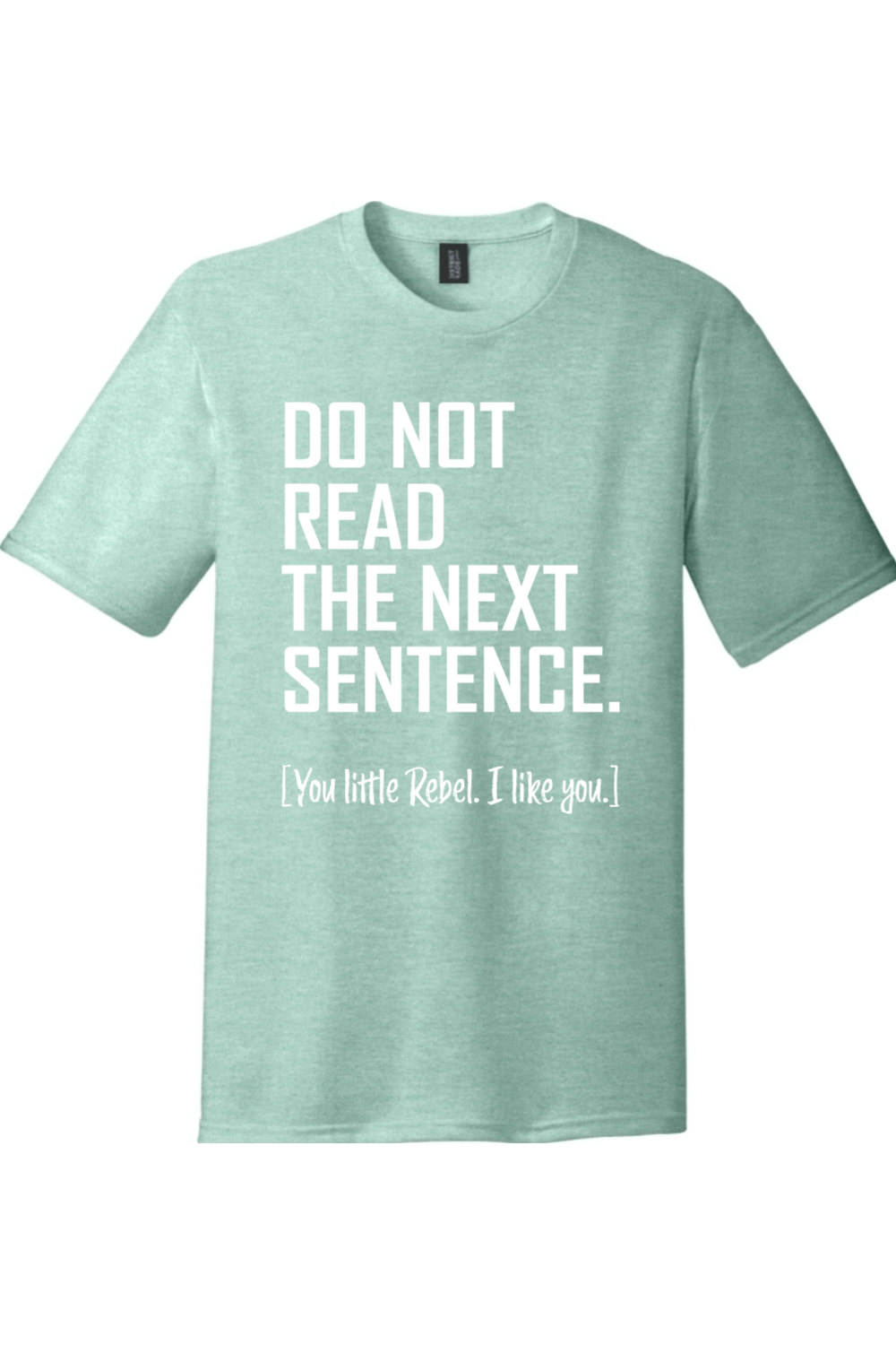 Do Not Read The Next Sentence | Funny T-Shirts for Men and Ladies