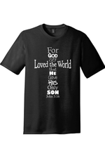 John 3_16 Cross | District Perfect Tri Tee