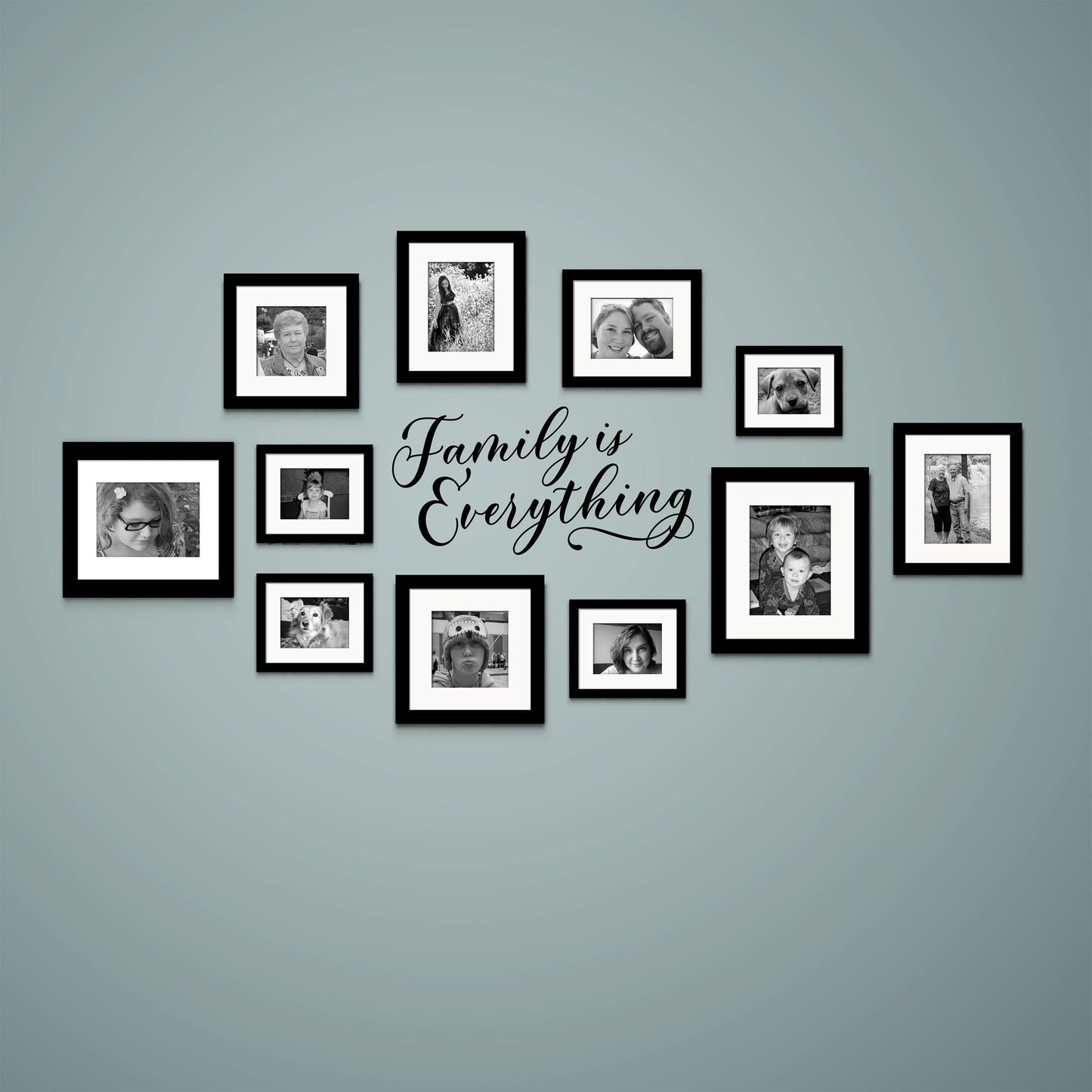 Family is Everything Wall Decal | Family Wall Art Decor