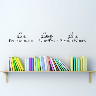 Live Laugh Love Wall decal.