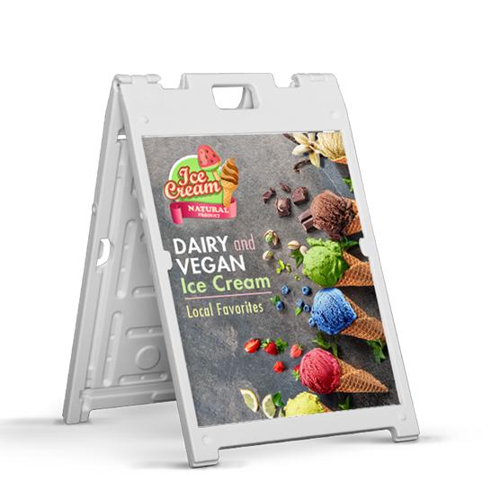 Sidewalk Signs with 18 W" x 24 H" Insert