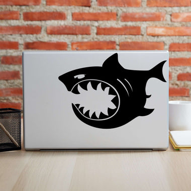 Shark Bite Laptop and Tablet Decal | Sticker