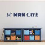 lil Man Cave Wall Decal | Boy Bedroom Decor | Children Wall Sticker